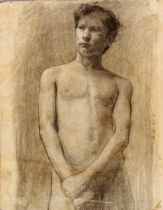 Study of a Young Man by Henry Ossawa Tanner