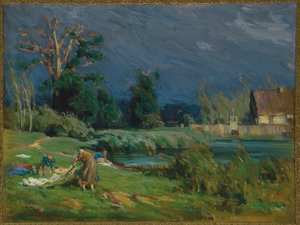The Laundress by Henry Ossawa Tanner