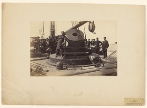 Mortar on the U.S. Schooner C.P. Williams, Port Royal, S.C. by Henry P. Moore
