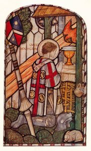 Sir Galahad (Design for a window at Kelvin-Side, Glasgow)