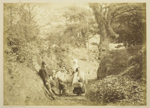 A Talk with the Keeper by Henry Peach Robinson