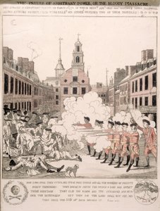 The Boston Massacre, 5th March 1770 by Henry Pelham