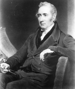 George Stephenson, Engraved by Charles Turner, 1838 by Henry Perronet Briggs