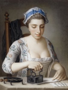 A Maid Ironing