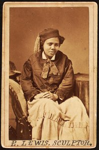 Carte de Visite of Edmonia Lewis, c.1870 by Henry Rocher