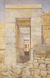 East Entrance, Room of Tiberius, Temple of Isis, Philae by Henry Roderick Newman