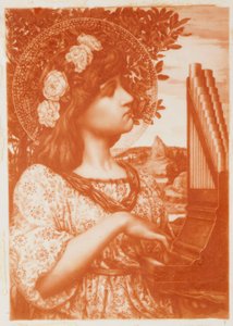 Saint Cecilia by Henry Ryland