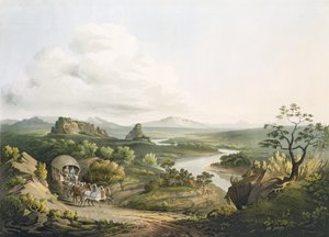 A View near the Roode Sand Pass at the Cape of Good Hope, engraved by J. Bluck