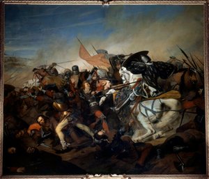 View of the Battle of Kassel on August 23, 1328 by Henry Scheffer