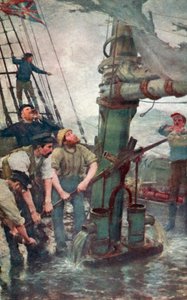 All Hands to the Pumps by Henry Scott Tuke
