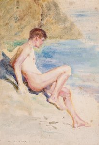The Bather by Henry Scott Tuke