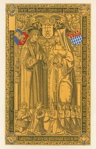 From a Brass, in the Church of St Mary Key Ipswich by Henry Shaw