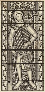 Gilbert de Clare, Earl of Clare, from Tewkesbury Abbey Church by Henry Shaw