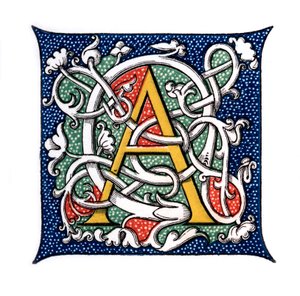 Initial Letter A, 1843