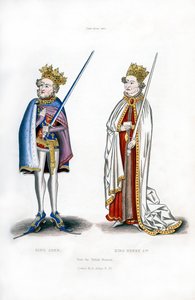 King John and King Henry I by Henry Shaw