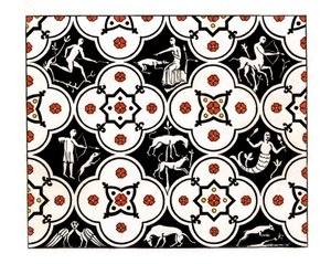 Pavement, 12th century, 1843 by Henry Shaw