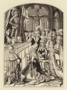 Sovereigns of Europe Worshipping Saint George by Henry Shaw