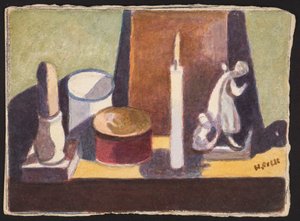 Cancel-lit Mantelpiece