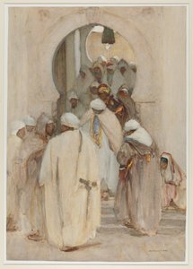 A Café Archway in Bistera, c.1896-1908 by Henry Silkstone Hopwood