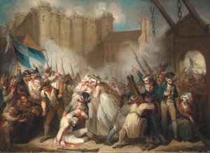 The Storming of the Bastille by Henry Singleton