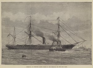 Steam-Tug at Plymouth taking Troops to the Himalaya for the Gold Coast by Henry Spernon Tozer