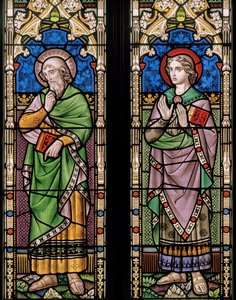 St Luke and St John by Henry Stacey Marks