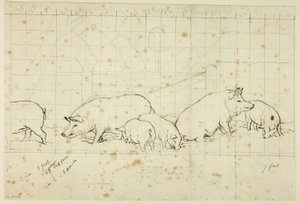 Pigs by Henry Stacy Marks