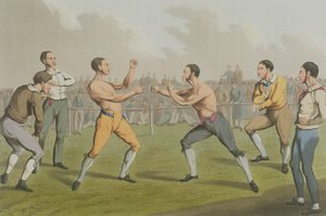 A Prize Fight, aquatinted by I. Clark, pub. by Thomas McLean by Henry Thomas Alken