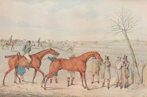 A Steeplechase: The Winner, 1827 by Henry Thomas Alken