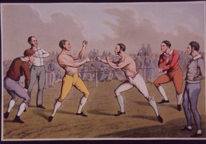 Barefist prizefight by Henry Thomas Alken