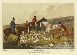Fox Hunting, the Death by Henry Thomas Alken