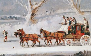 Hull to London Coach by Henry Thomas Alken