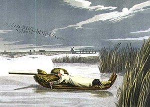 Sledging: Working up to a Wake, aquatinted by I. Clark, pub. by Thomas McLean
