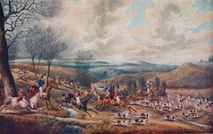 The Chase of the Roebuck by Henry Thomas Alken