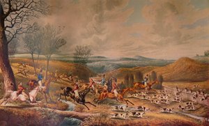 The Chase of the Roebuck by Henry Thomas Alken