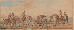 The Leicestershire Hunt - The Death by Henry Thomas Alken