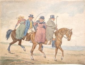 Yeomanry of England Paying a Visit by Henry Thomas Alken