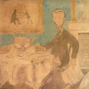 Sir William Ramsey Receiving News of the Nobel Prize by Henry Tonks