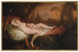 Venus and Cupid in a Wooded Landscape