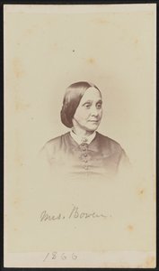 Carte-de-visite Portrait of Mrs. Bowen