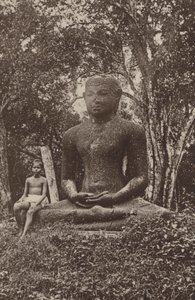 Ruined Cities of Ceylon: Monolithic Statue of Buddha by Henry W. Cave
