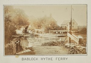 Bablock Hythe Ferry by Henry W. Taunt