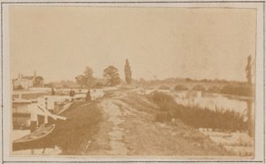 Chertsey Lock & Bridge by Henry W. Taunt