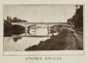 Staines Bridge by Henry W. Taunt