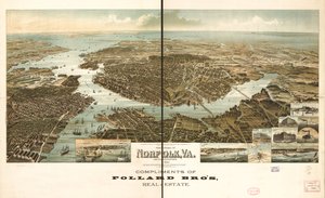 Panorama of Norfolk and Surroundings 1892