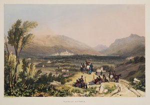 Plains and City of Vitoria, from Sketches of Scenery in the Basque Provinces of Spain, with a Selection of National Music, pub. 1838