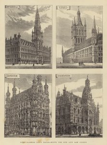 Four Flemish Town Halls, hints for our New Law Courts