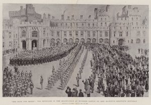 God Save the Queen, the Serenade in the Quadrangle at Windsor Castle on Her Majesty
