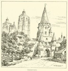 Ingoldstadt (engraving) by Henry William Brewer