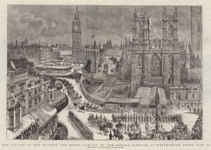 The Jubilee of Her Majesty the Queen, Arrival of the Queen
